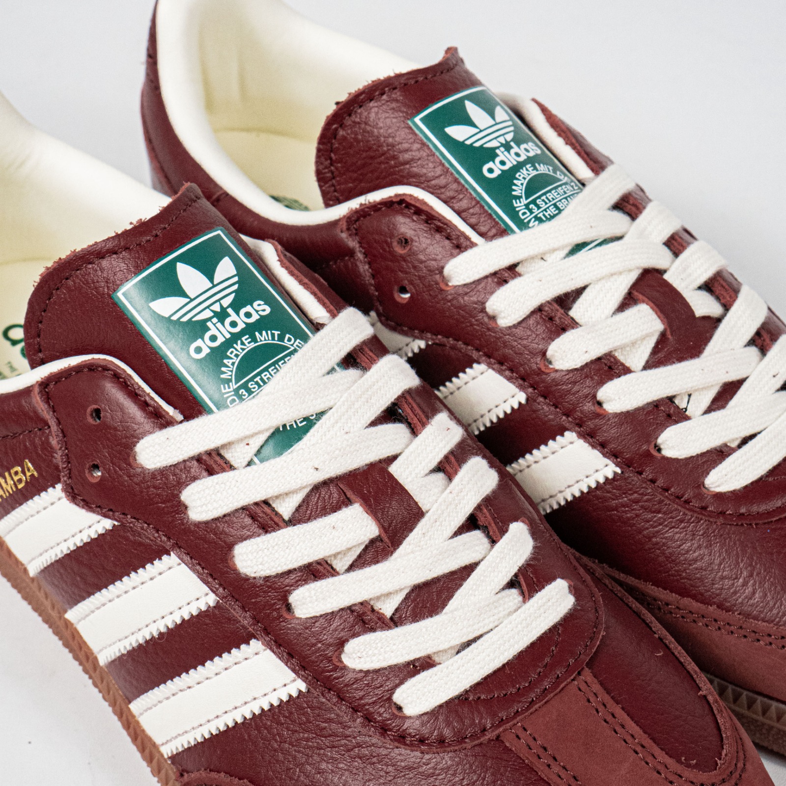 Sepatu Adidas Samba OG Fox Brown Off White Gum Casual Sneakers Unisex Sepatu Kasual Pria Wanita - Image 2