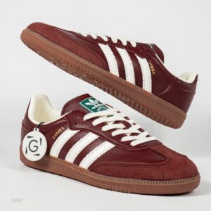 Sepatu Adidas Samba OG Fox Brown Off White Gum Casual Sneakers Unisex Sepatu Kasual Pria Wanita