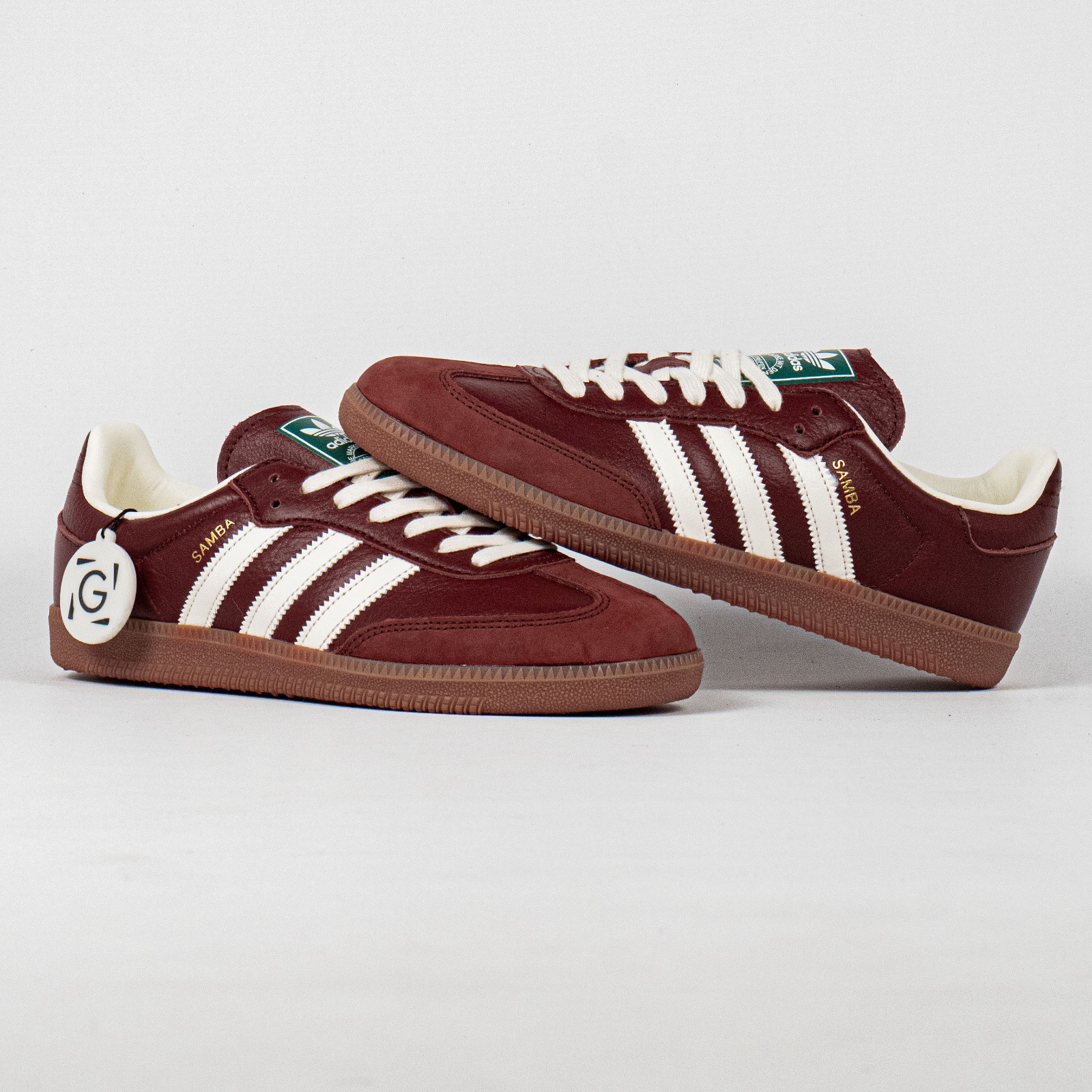 Sepatu Adidas Samba OG Fox Brown Off White Gum Casual Sneakers Unisex Sepatu Kasual Pria Wanita - Image 3