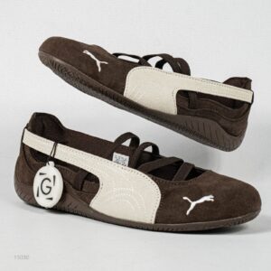Sepatu Puma Speedcat Ballet Suede Cafe Dark Chocolate Warm White Casual Women Sneakers Sepatu Kasual Wanita