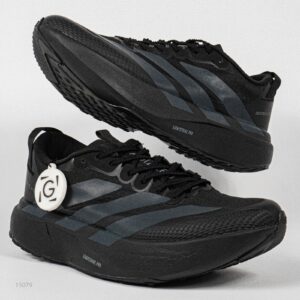 Sepatu Adidas Adizero EVO SL ATR Core Black Night Grey Iron Metallic Running Sneakers Unisex Sepatu Lari Olahraga Gym Pria Wanita