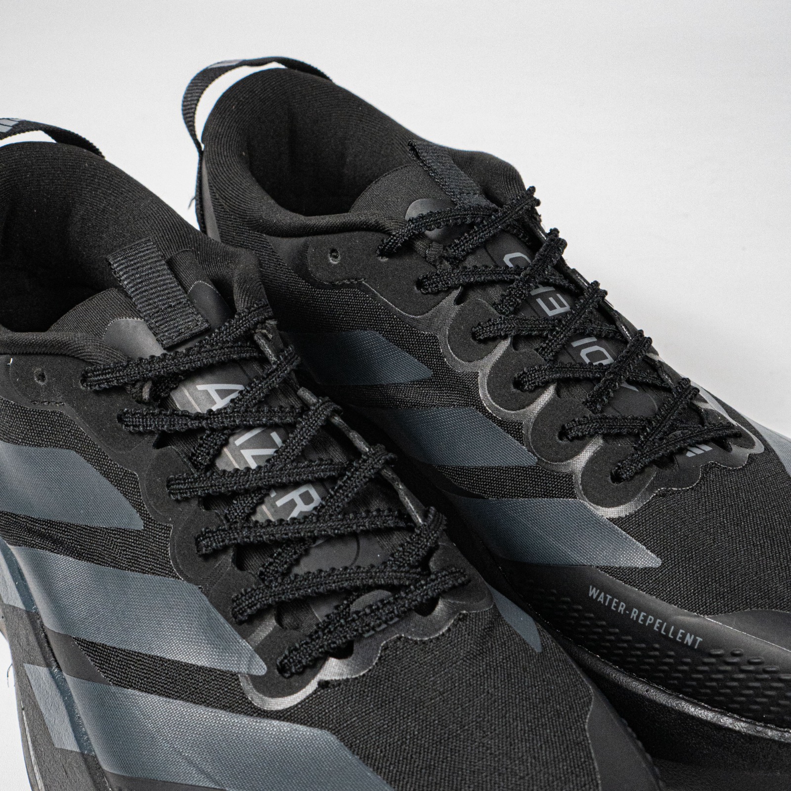 Sepatu Adidas Adizero EVO SL ATR Core Black Night Grey Iron Metallic Running Sneakers Unisex Sepatu Lari Olahraga Gym Pria Wanita - Image 2