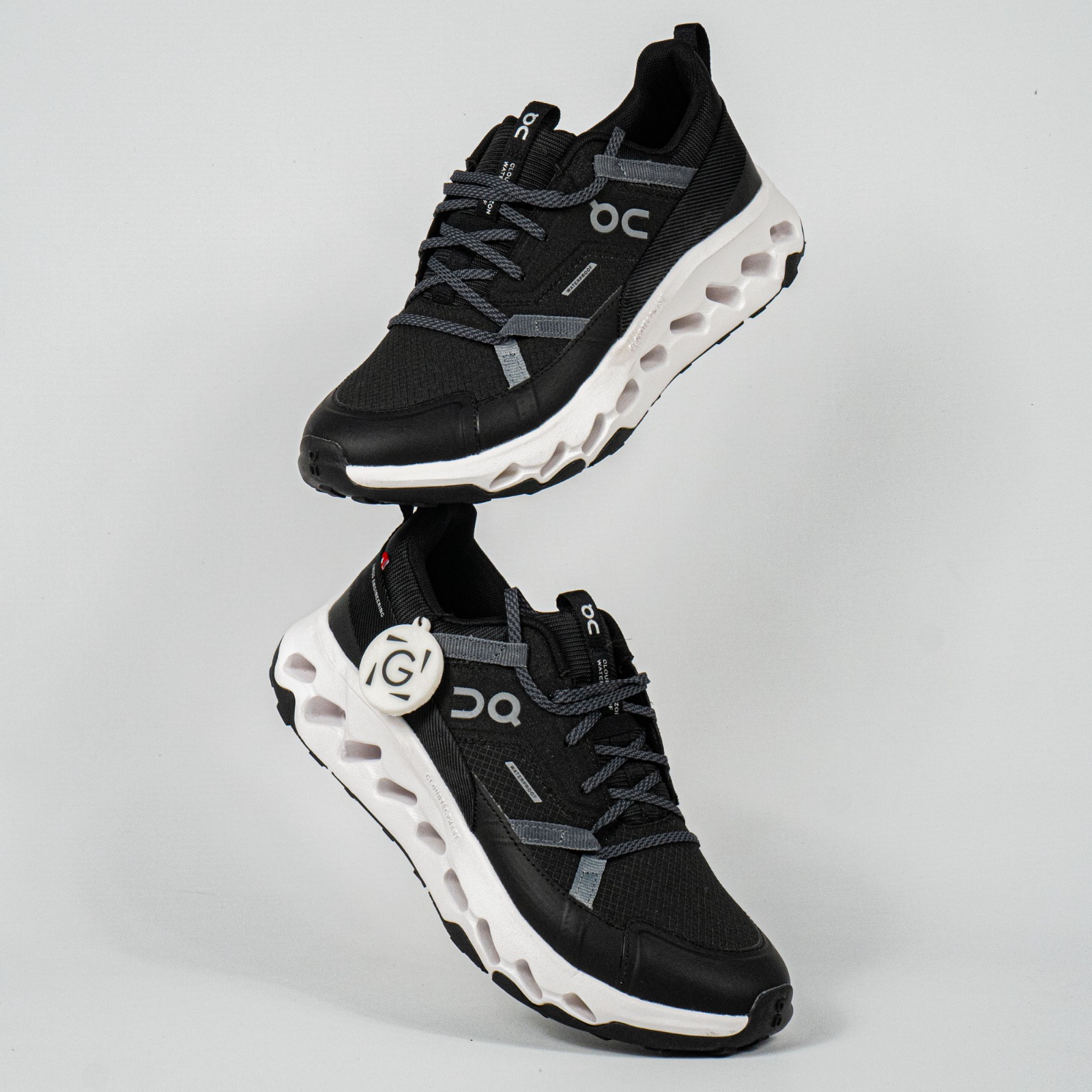 Sepatu On Running Cloudhorizon Waterproof Black White Sneakers Unisex Sepatu Lari Olahraga Gym Pria Wanita - Image 4