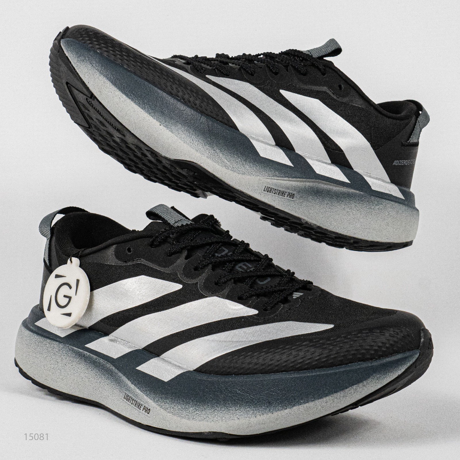 Sepatu Adidas Adizero EVO SL ATR Black Grey White Gradient Running Sneakers Unisex Sepatu Lari Olahraga Gym Pria Wanita