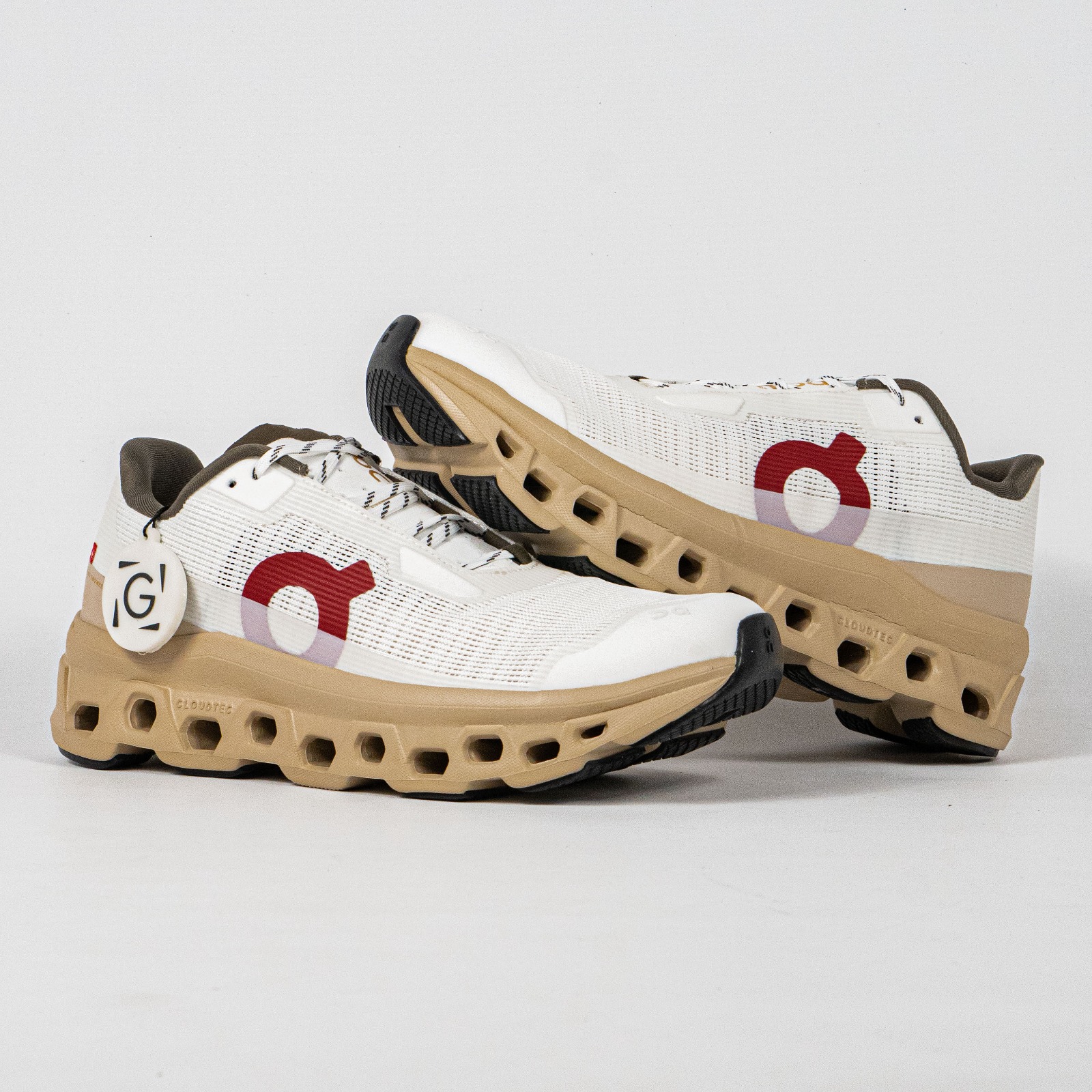 Sepatu On Running Cloudmonster Void Years of Horse Ivory Sand Sneakers Unisex Sepatu Lari Olahraga Gym Pria Wanita - Image 4