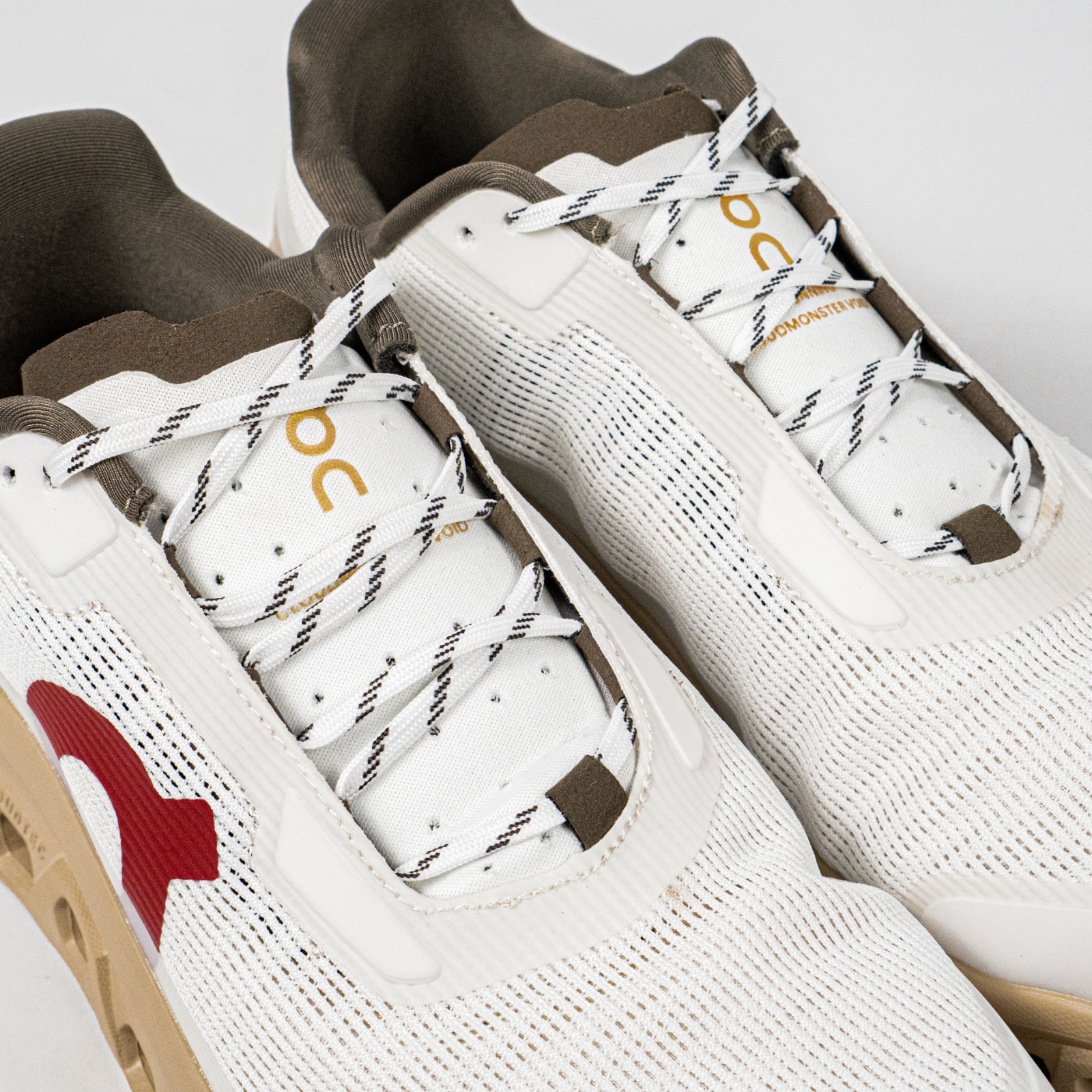 Sepatu On Running Cloudmonster Void Years of Horse Ivory Sand Sneakers Unisex Sepatu Lari Olahraga Gym Pria Wanita - Image 2