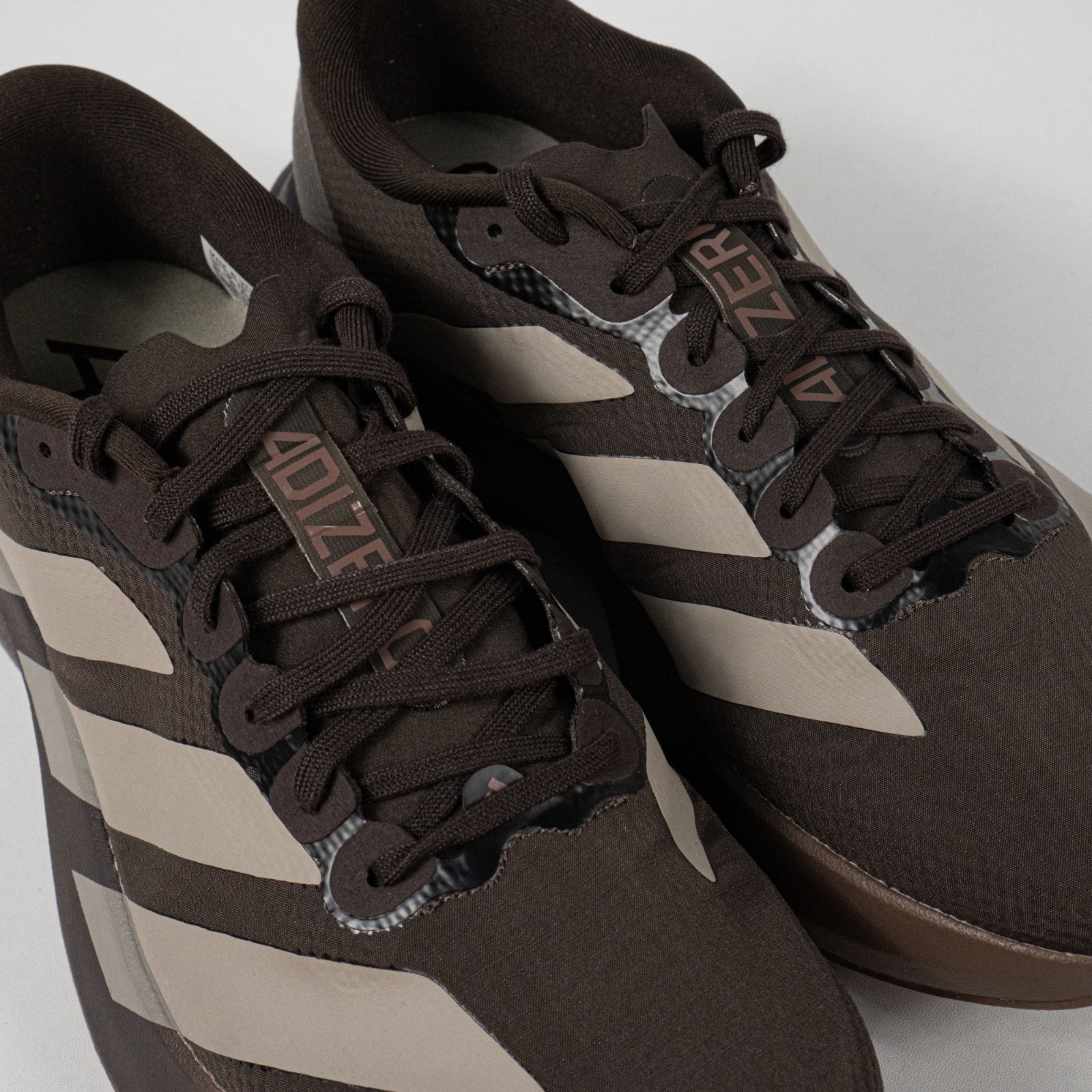 Sepatu Adidas Adizero EVO SL Aurora Coffee Putty Beige Earth Strata Running Sneakers Unisex Sepatu Lari Olahraga Gym Pria Wanita - Image 2