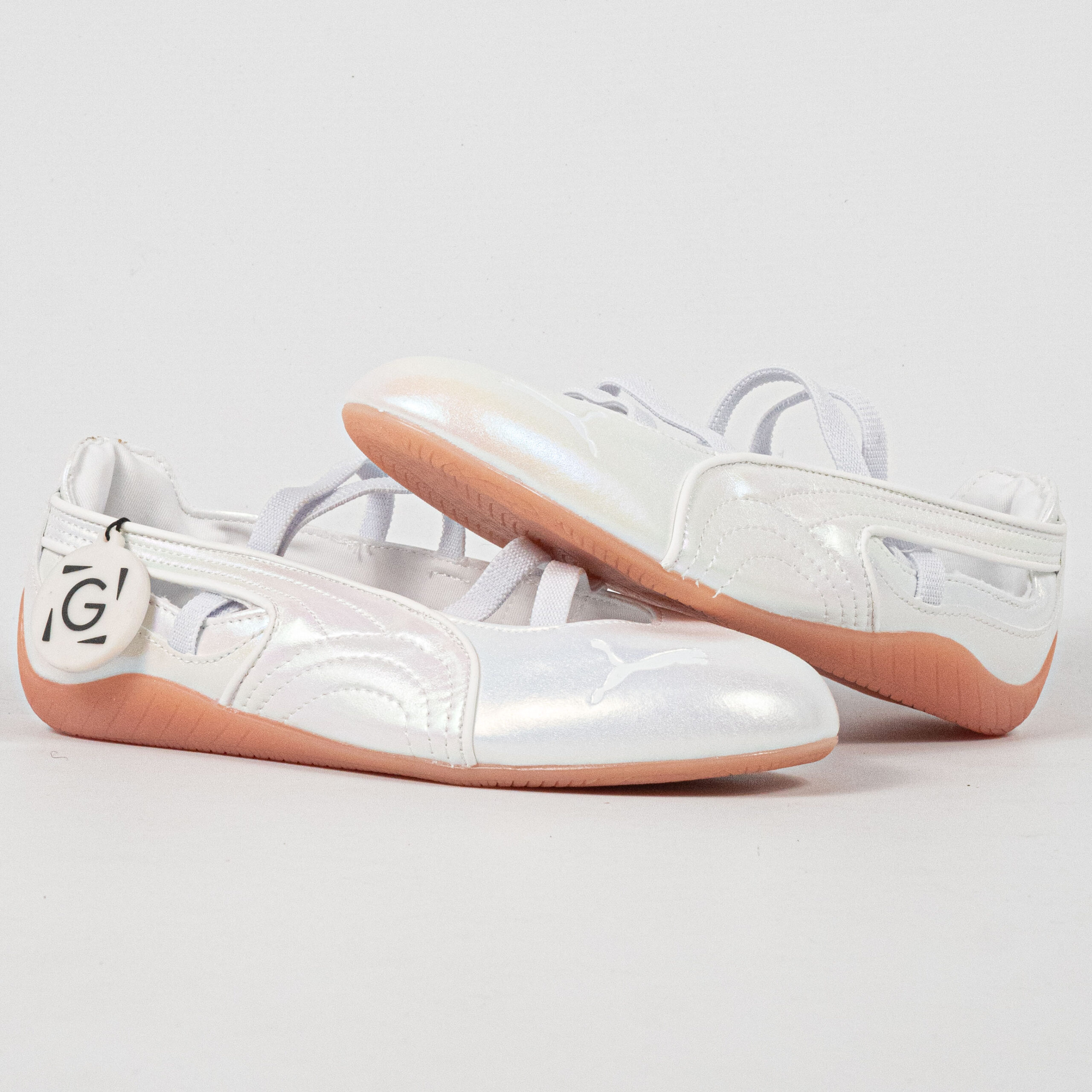 Sepatu Puma Speedcat Ballet Pearlized White Women Casual Sneakers Wanita Sepatu Kasual - Image 3
