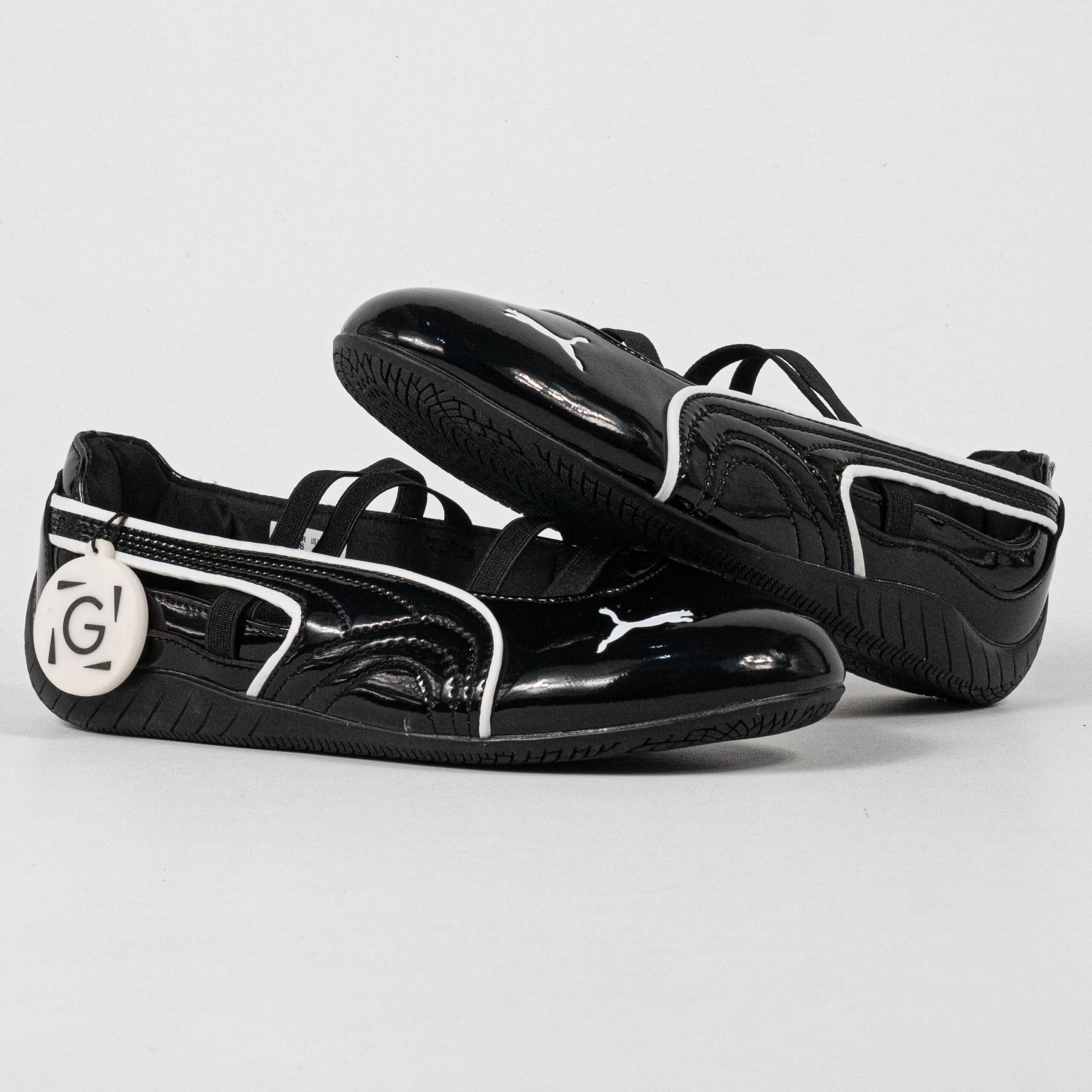 Sepatu Puma Speedcat Ballet Black Glossy Women Casual Sneakers Wanita Sepatu Kasual - Image 3