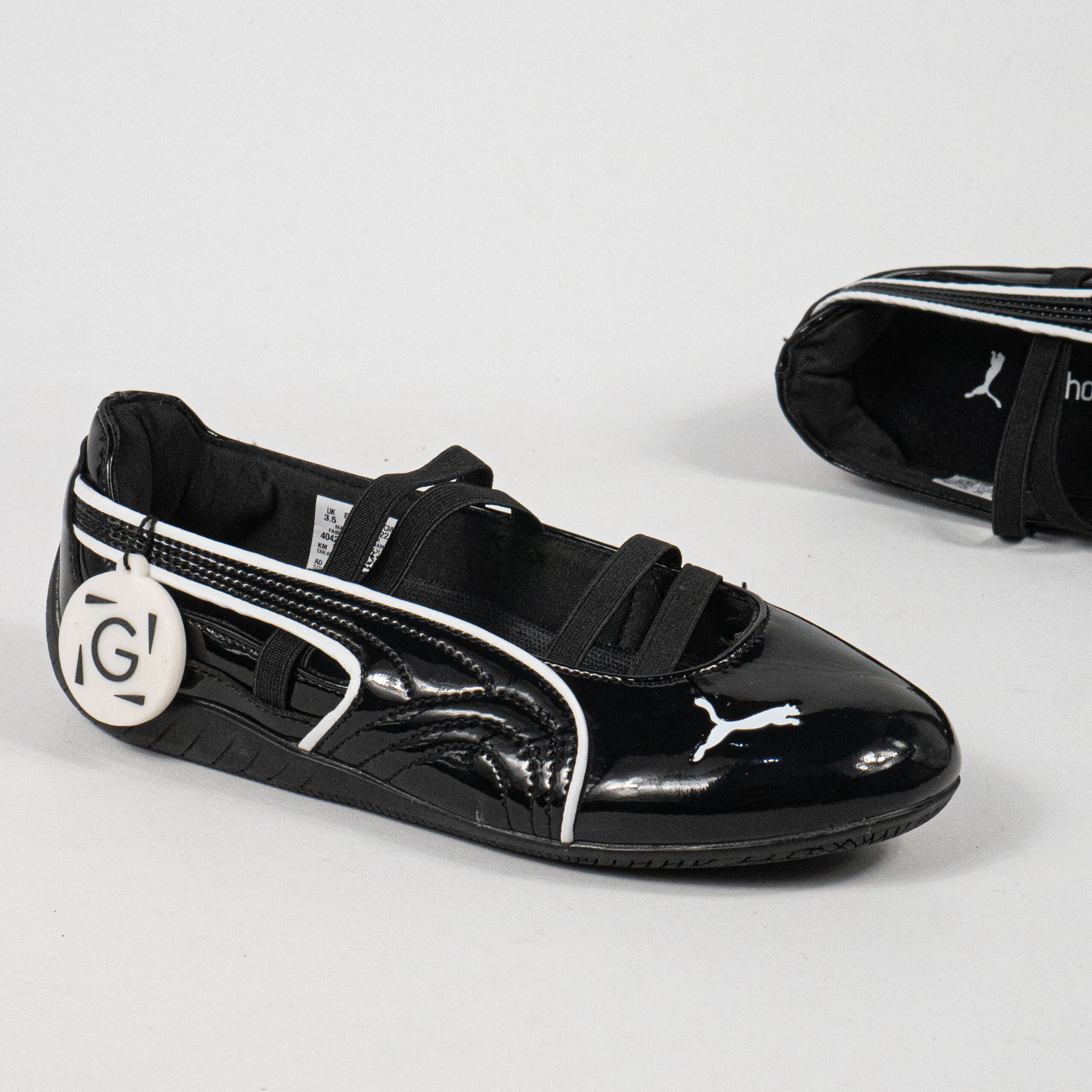 Sepatu Puma Speedcat Ballet Black Glossy Women Casual Sneakers Wanita Sepatu Kasual - Image 2