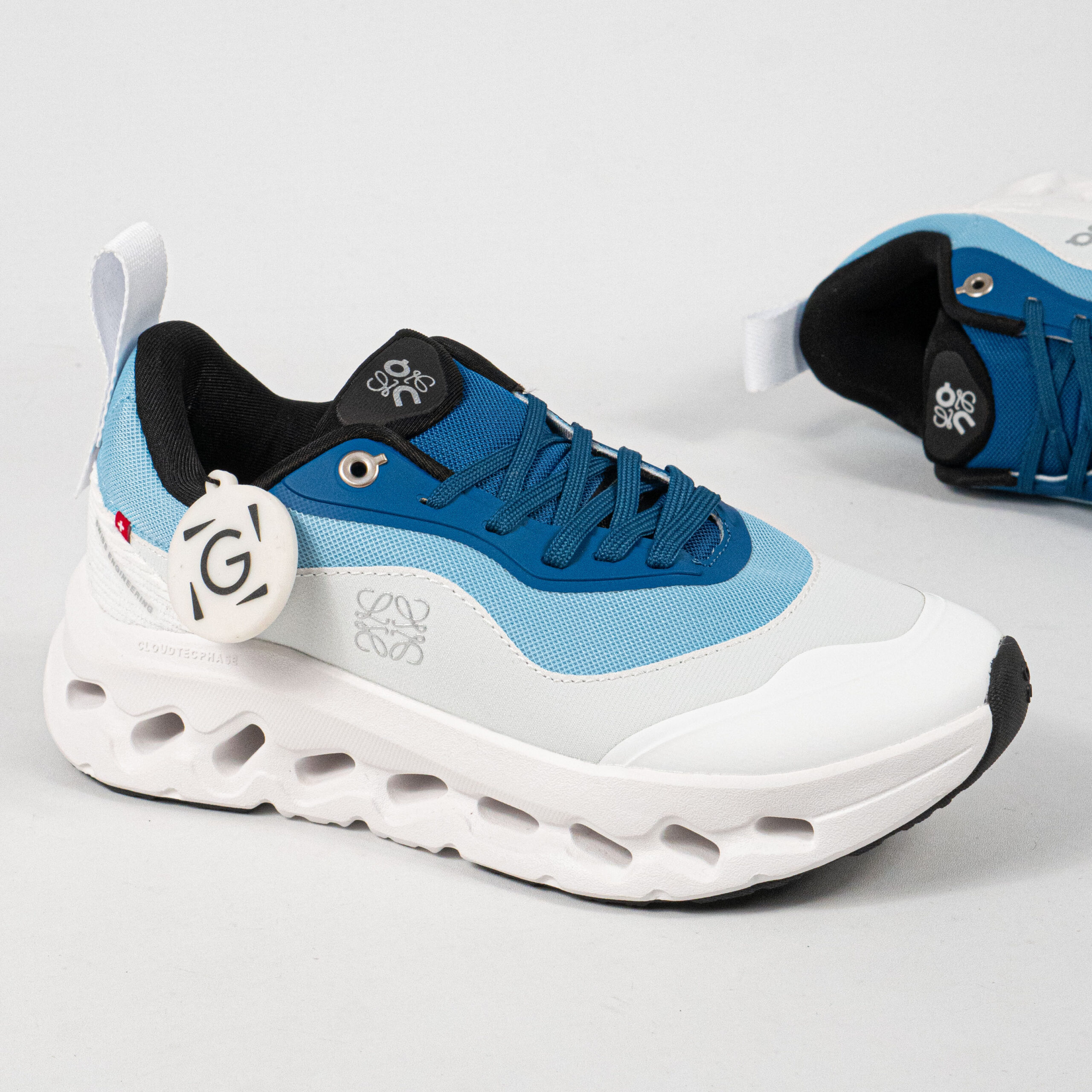 Sepatu On Cloudtilt 2.0 Blue White Ocean Unisex Running Sneakers Pria Wanita Sepatu Lari Olahraga Gym - Image 2
