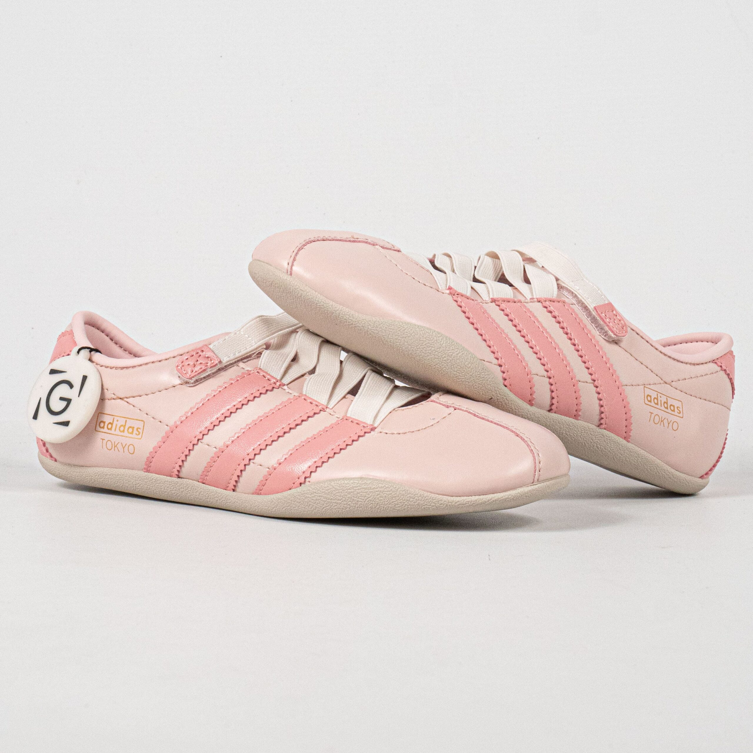 Sepatu Adidas Tokyo Mary Jane Sandy Pink White Women Casual Sneakers Wanita Sepatu Kasual - Image 3