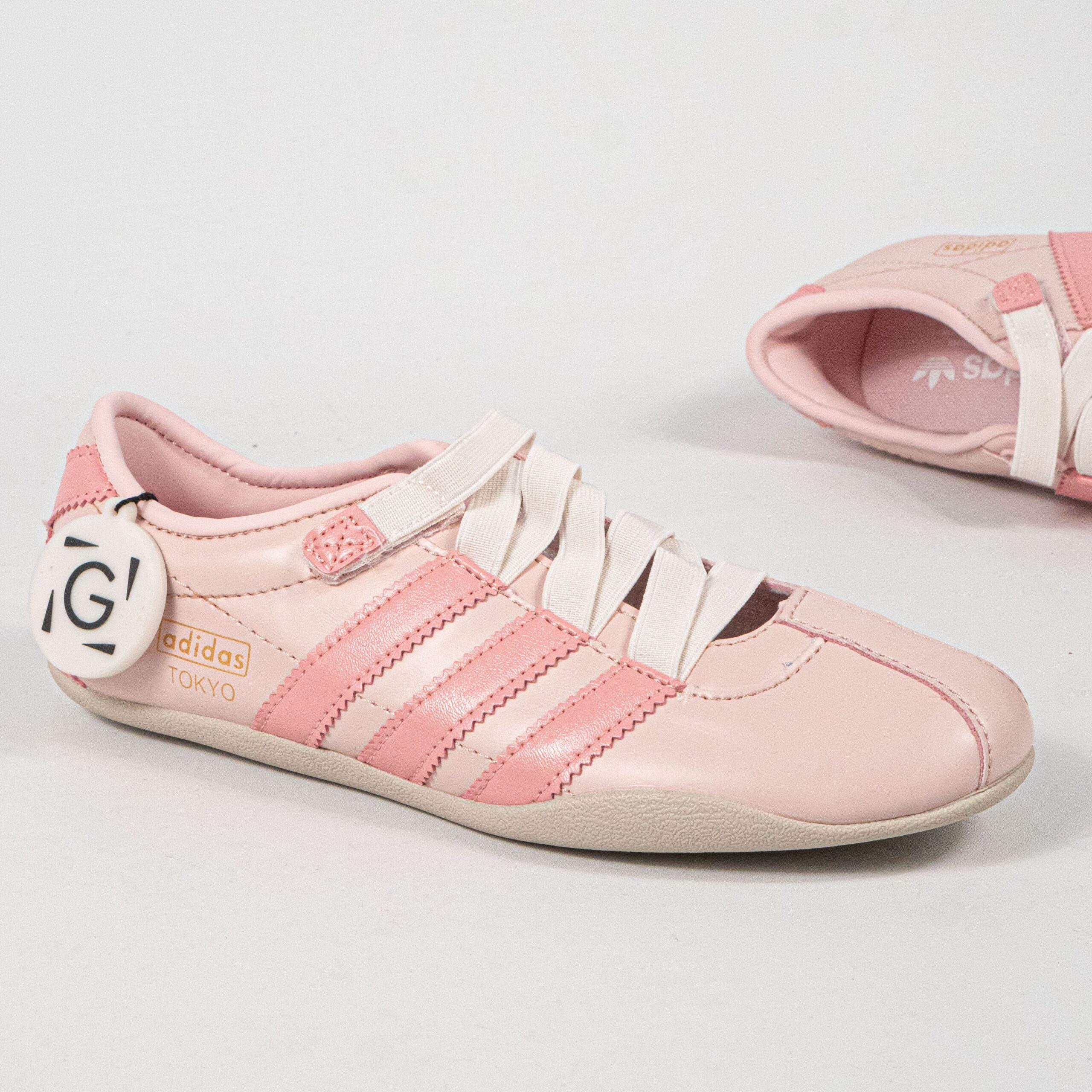 Sepatu Adidas Tokyo Mary Jane Sandy Pink White Women Casual Sneakers Wanita Sepatu Kasual - Image 2