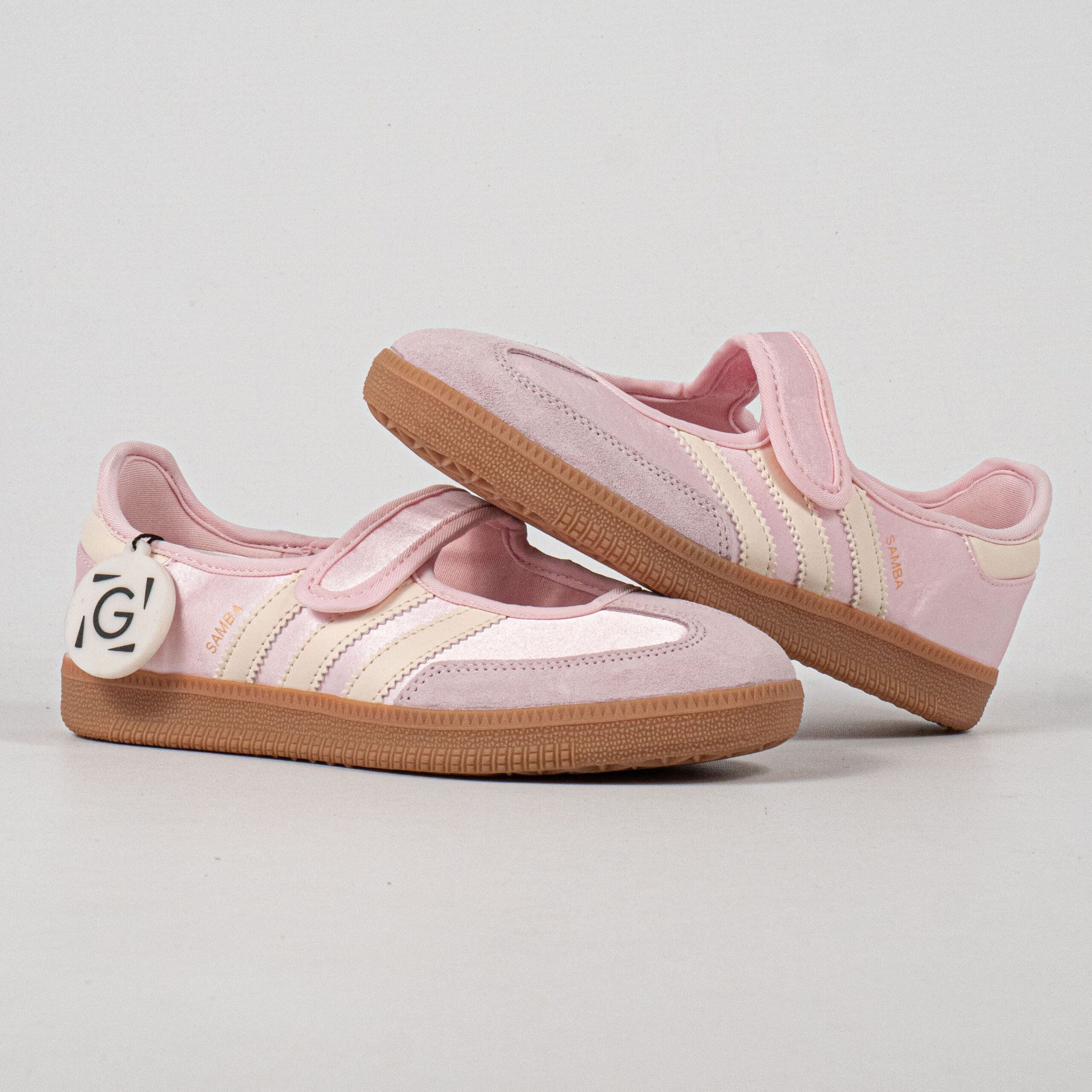 Sepatu Adidas Samba Jane Sandy Pink Cream White Women Casual Sneakers Wanita Sepatu Kasual - Image 4