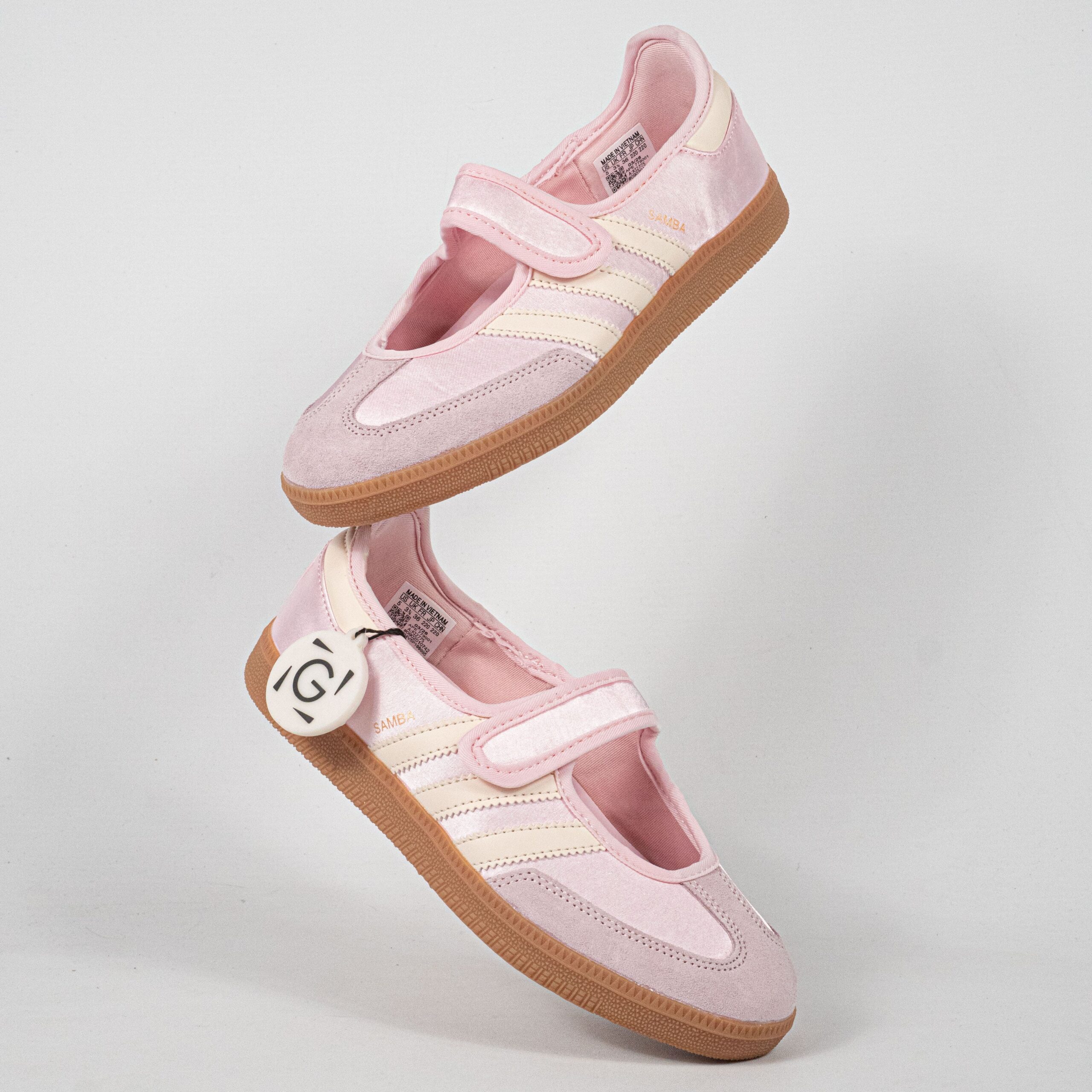 Sepatu Adidas Samba Jane Sandy Pink Cream White Women Casual Sneakers Wanita Sepatu Kasual - Image 5