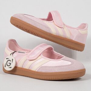 Sepatu Adidas Samba Jane Sandy Pink Cream White Women Casual Sneakers Wanita Sepatu Kasual