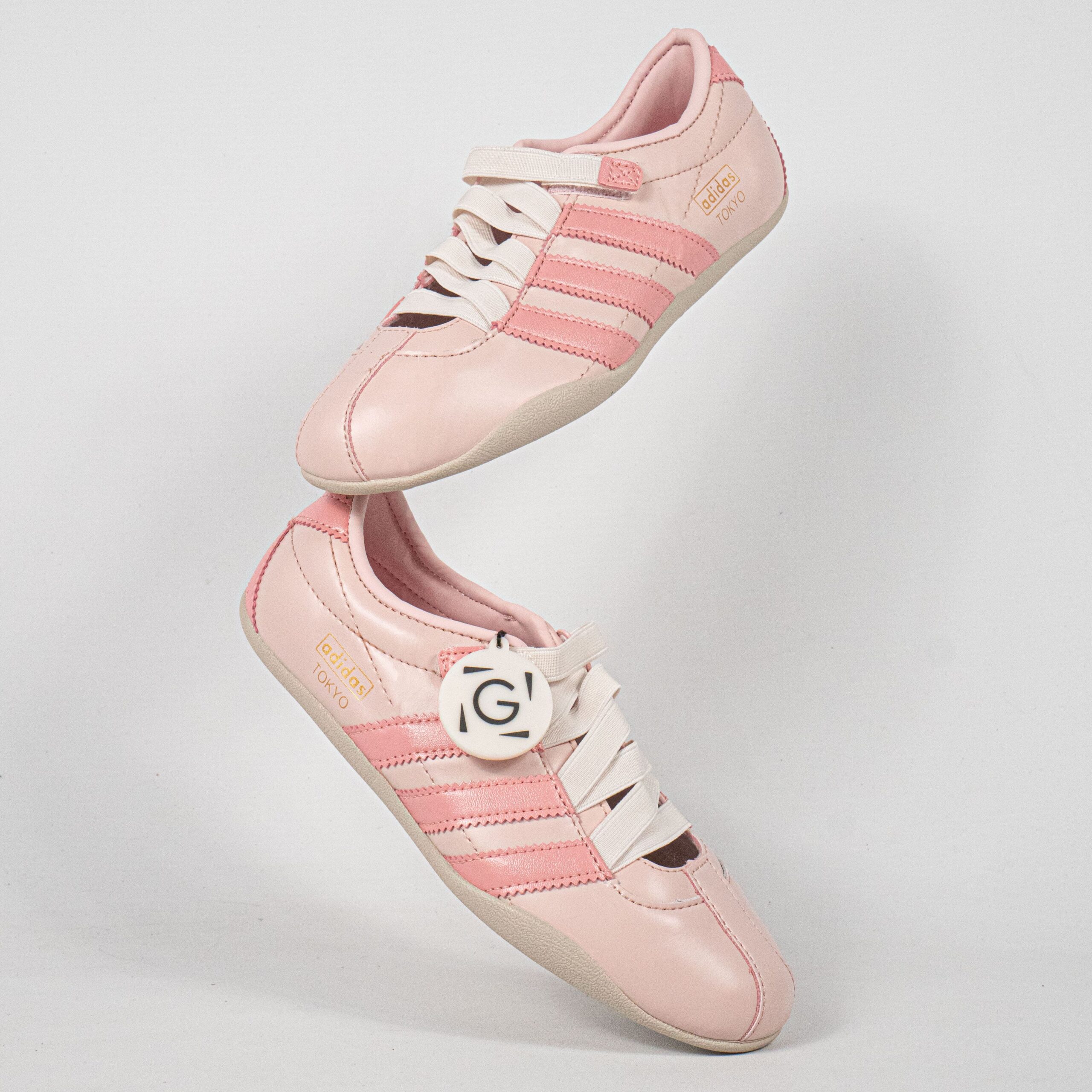 Sepatu Adidas Tokyo Mary Jane Sandy Pink White Women Casual Sneakers Wanita Sepatu Kasual - Image 4