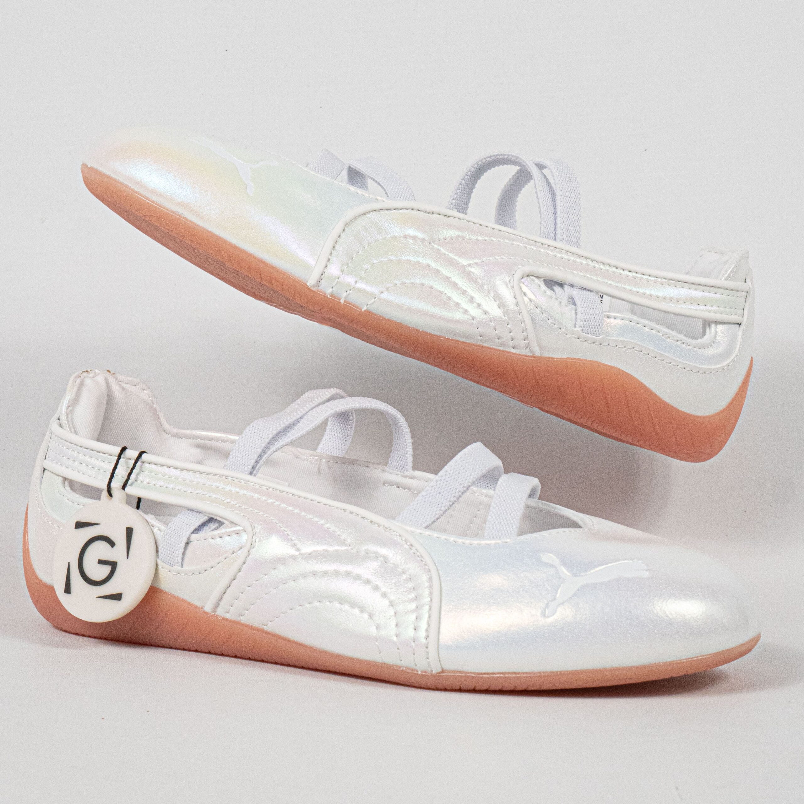 Sepatu Puma Speedcat Ballet Pearlized White Women Casual Sneakers Wanita Sepatu Kasual