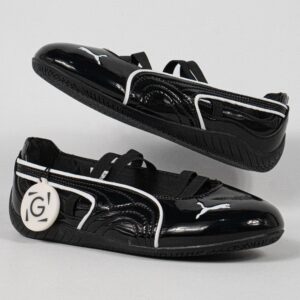 Sepatu Puma Speedcat Ballet Black Glossy Women Casual Sneakers Wanita Sepatu Kasual