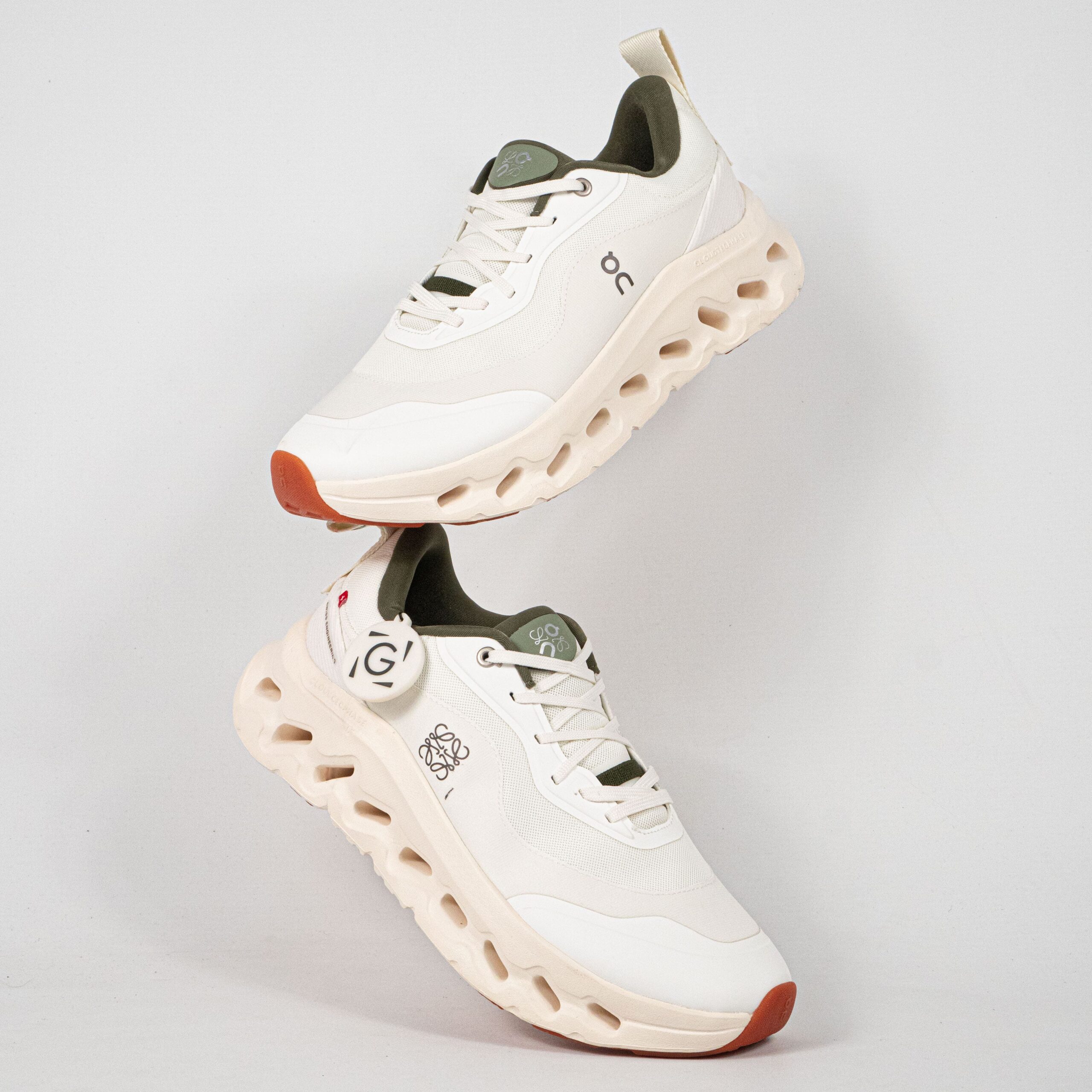 Sepatu On Cloudtilt 2.0 White Khaki Green Unisex Running Sneakers Pria Wanita Sepatu Lari Olahraga Gym - Image 4