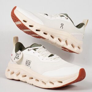 Sepatu On Cloudtilt 2.0 White Khaki Green Unisex Running Sneakers Pria Wanita Sepatu Lari Olahraga Gym