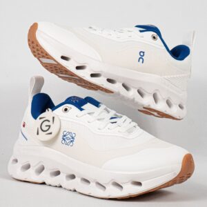 Sepatu On Cloudtilt 2.0 White Blue Navy Gum Unisex Running Sneakers Pria Wanita Sepatu Lari Olahraga Gym