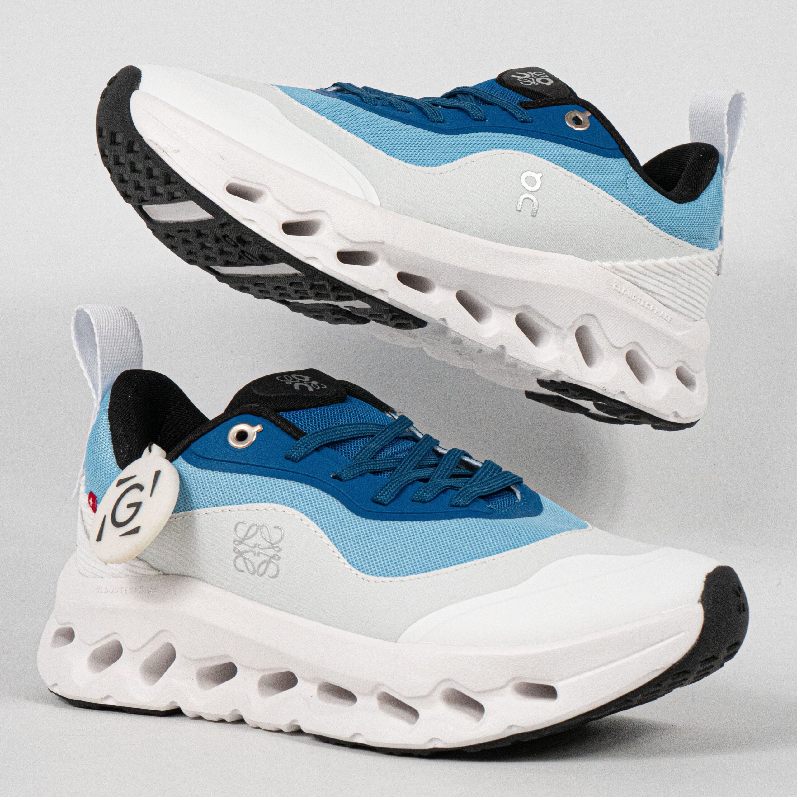 Sepatu On Cloudtilt 2.0 Blue White Ocean Unisex Running Sneakers Pria Wanita Sepatu Lari Olahraga Gym