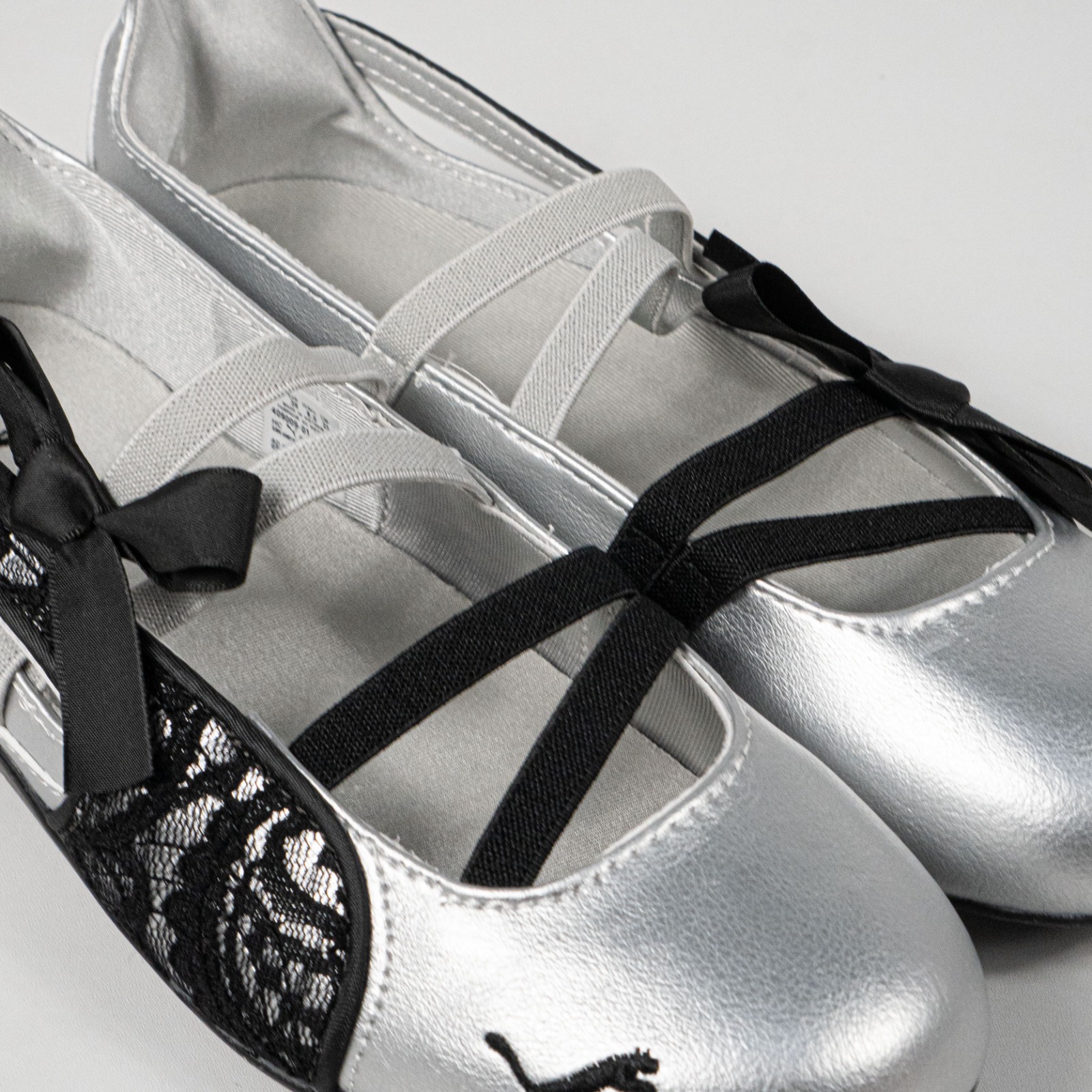Sepatu Puma Speedcat Ballet Lace Silver Black Casual Women Shoes Sepatu Kasual Wanita - Image 2