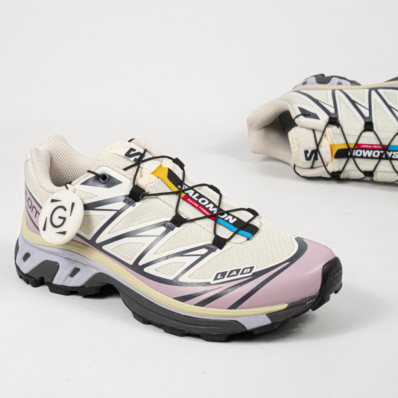 Sepatu Salomon XT-6 Icicle Nirvana Unisex Outdoor Trail Running Sneakers Sepatu Lari Olahraga Gym Pria Wanita - Image 3