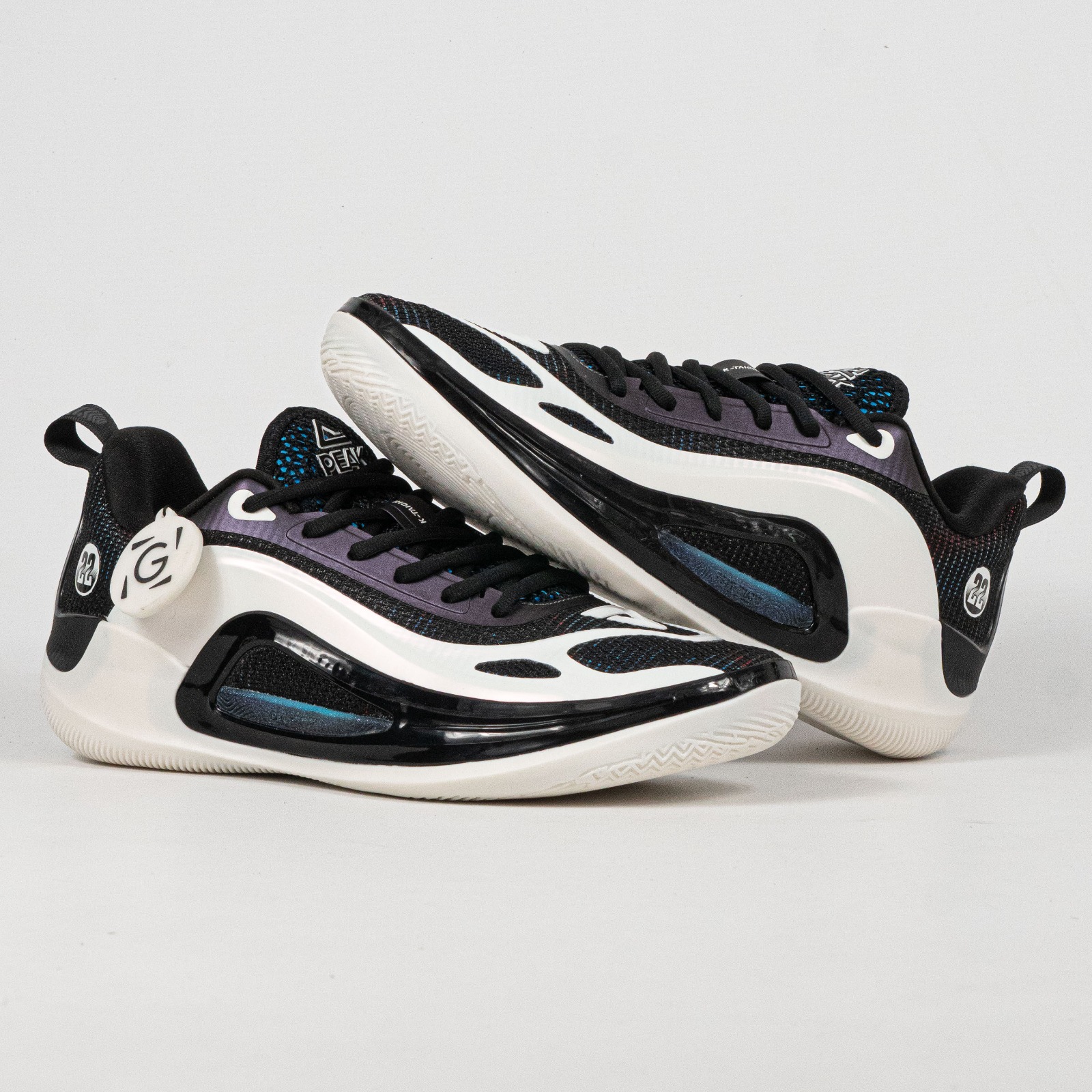 Sepatu Peak Andrew Wiggins AW 4 Black White Men's Basketball Sport Shoes Sepatu Olahraga Basket Pria - Image 3