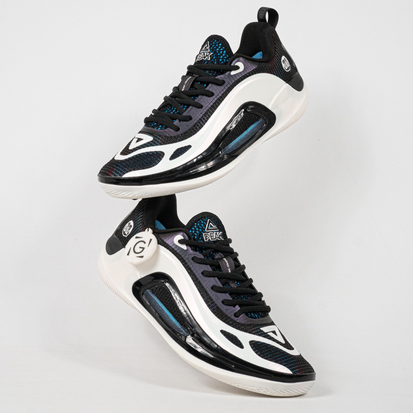 Sepatu Peak Andrew Wiggins AW 4 Black White Men's Basketball Sport Shoes Sepatu Olahraga Basket Pria - Image 4
