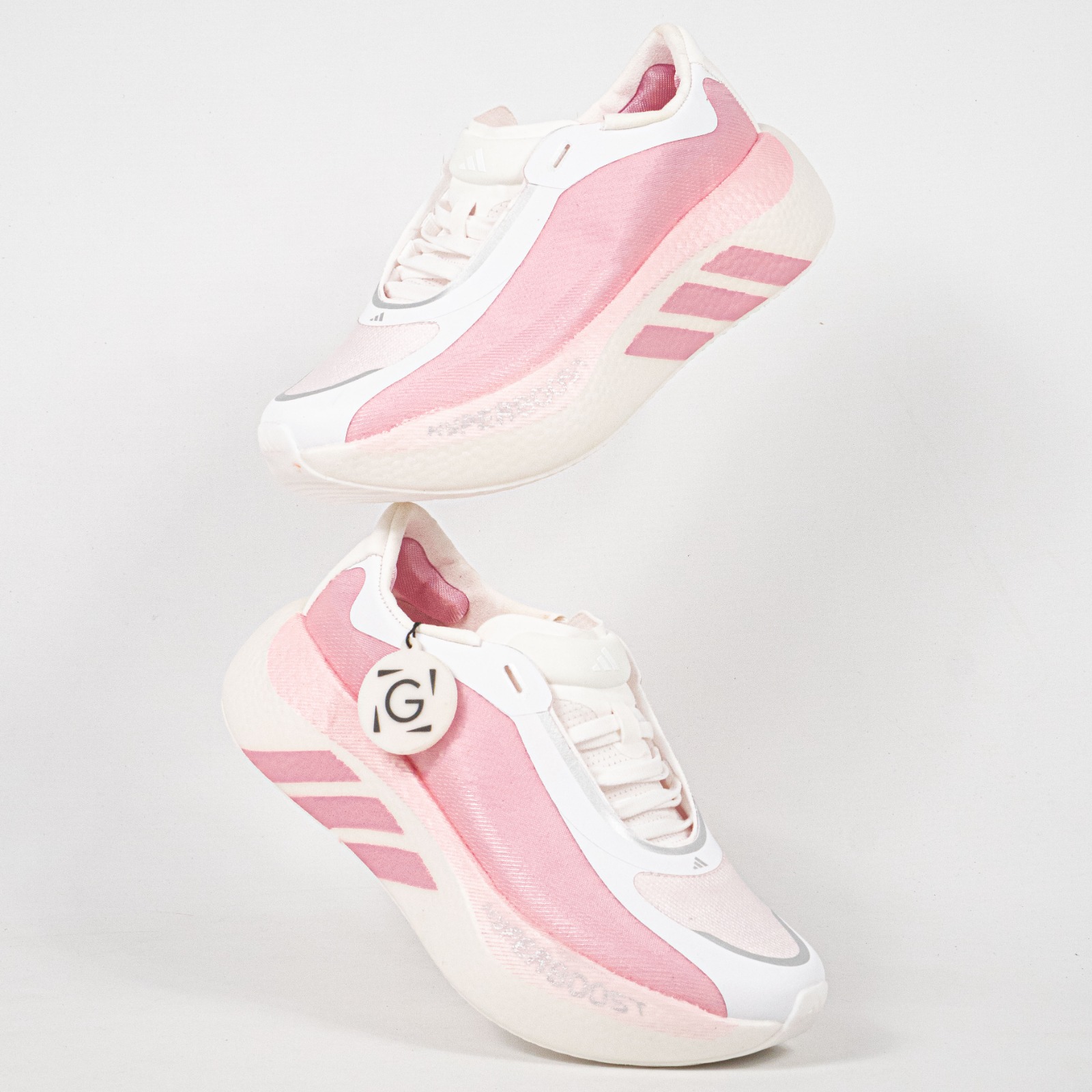 Sepatu Adidas Hyperboost Edge White Pink Running Sneakers Unisex Sepatu Lari Olahraga Gym Pria Wanita - Image 5