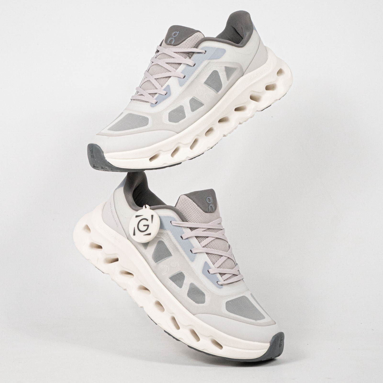 Sepatu On Cloudtilt Remix Alloy Ivory Grey Running Sneakers Unisex Sepatu Lari Olahraga Gym Pria Wanita - Image 5