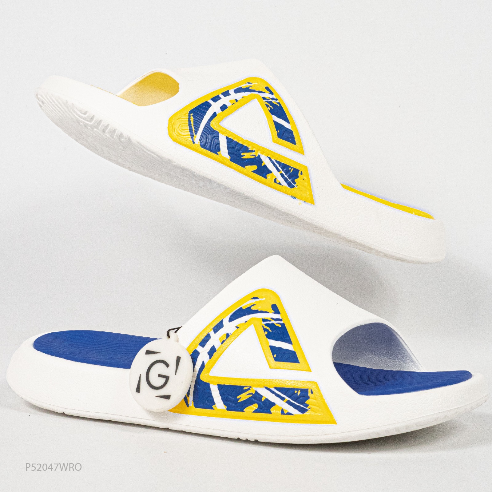 Sandal Peak Tai-Chi Slides White Royal Blue Orange Unisex Slipper Sendal Pria Wanita