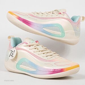 Sepatu Peak Andrew Wiggins AW 4 Off White Men's Basketball Sport Shoes Sepatu Olahraga Basket Pria