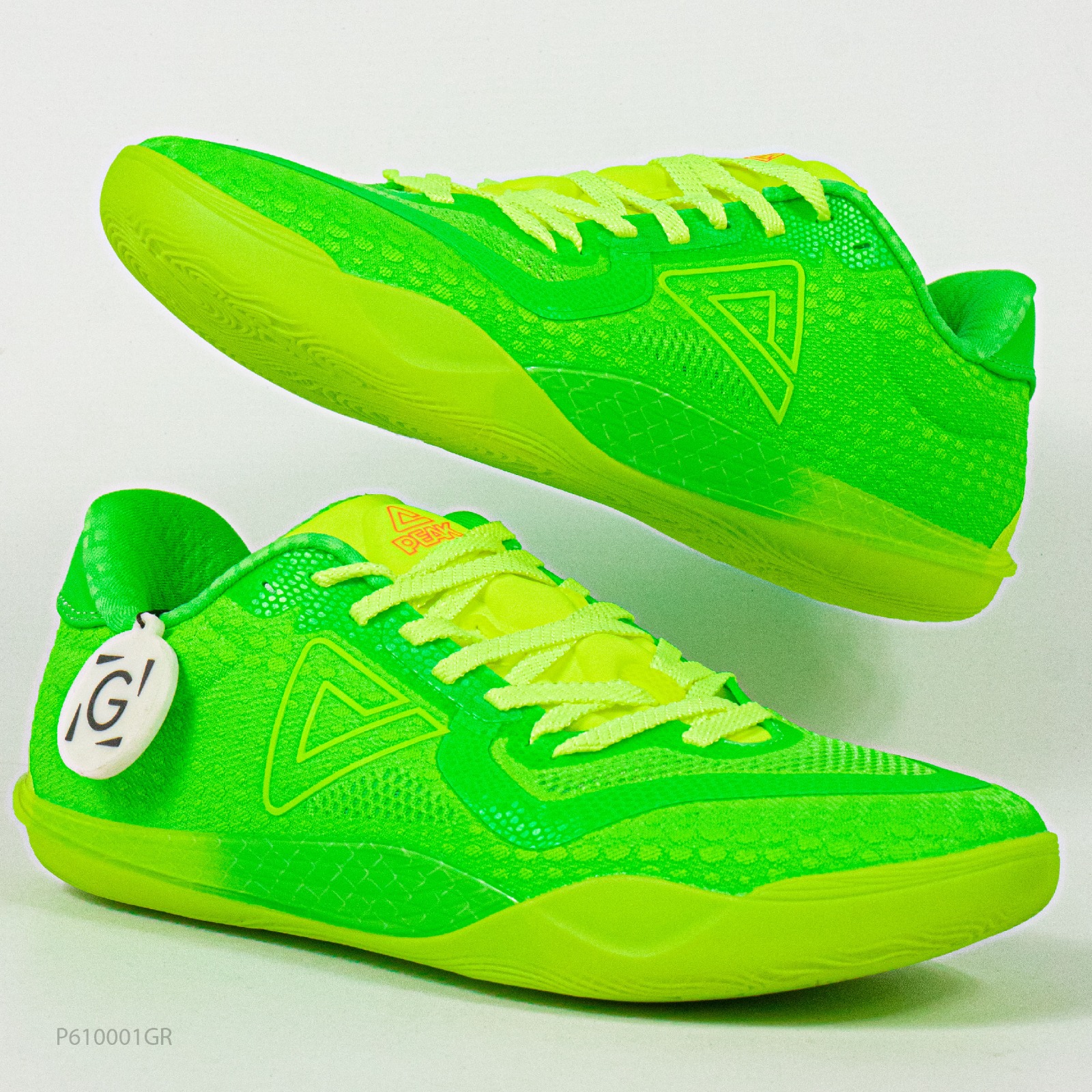 Sepatu Peak Tai-Chi Wu Shuang Supreme EX Grinch Green Men's Basketball Sport Shoes Sepatu Olahraga Basket Pria