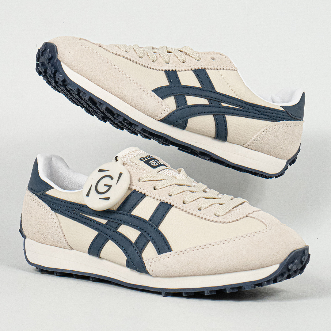 Sepatu Onitsuka Tiger EDR 78 Birch Peacoat Navy Unisex Sneakers Casual Authentic