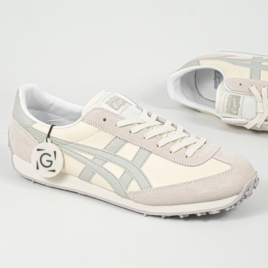 Sepatu Onitsuka Tiger EDR 78 Grey Oyster Cream Unisex Sneakers Casual Authentic - Image 3