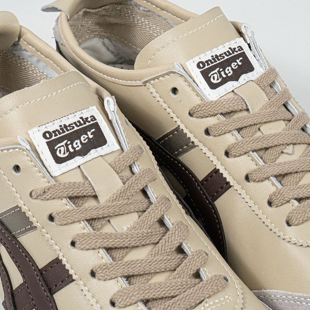Sepatu Onitsuka Tiger Mexico 66 Deluxe Beige Brown Sneakers Casual Authentic - Image 2