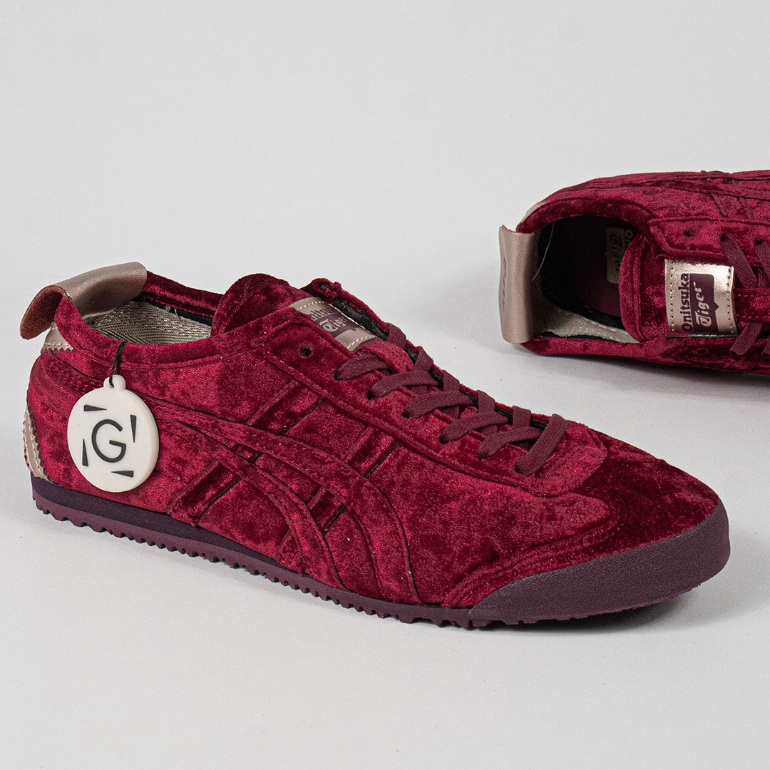 Sepatu Onitsuka Tiger Mexico 66 Dried Berry Rose Gold Unisex Sneakers Casual Authentic - Image 3