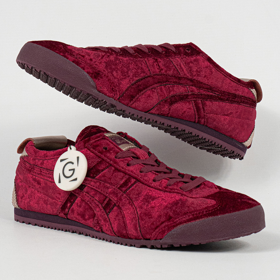 Sepatu Onitsuka Tiger Mexico 66 Dried Berry Rose Gold Unisex Sneakers Casual Authentic