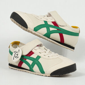 Sepatu Onitsuka Tiger Mexico 66 Kids Birch Green Red Yellow Sneakers Casual Authentic
