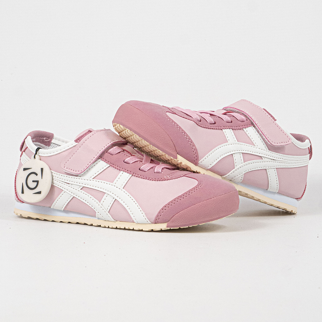 Sepatu Onitsuka Tiger Mexico 66 Kids Pink Watershed White Sneakers Casual Authentic - Image 4
