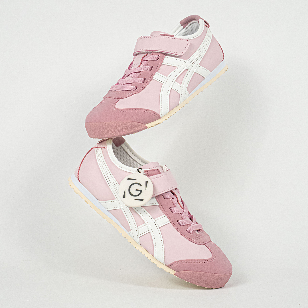 Sepatu Onitsuka Tiger Mexico 66 Kids Pink Watershed White Sneakers Casual Authentic - Image 5