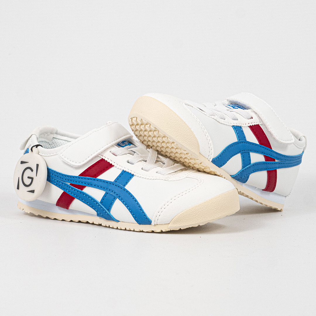 Sepatu Onitsuka Tiger Mexico 66 Kids White Directoire Blue Sneakers Casual Authentic - Image 4
