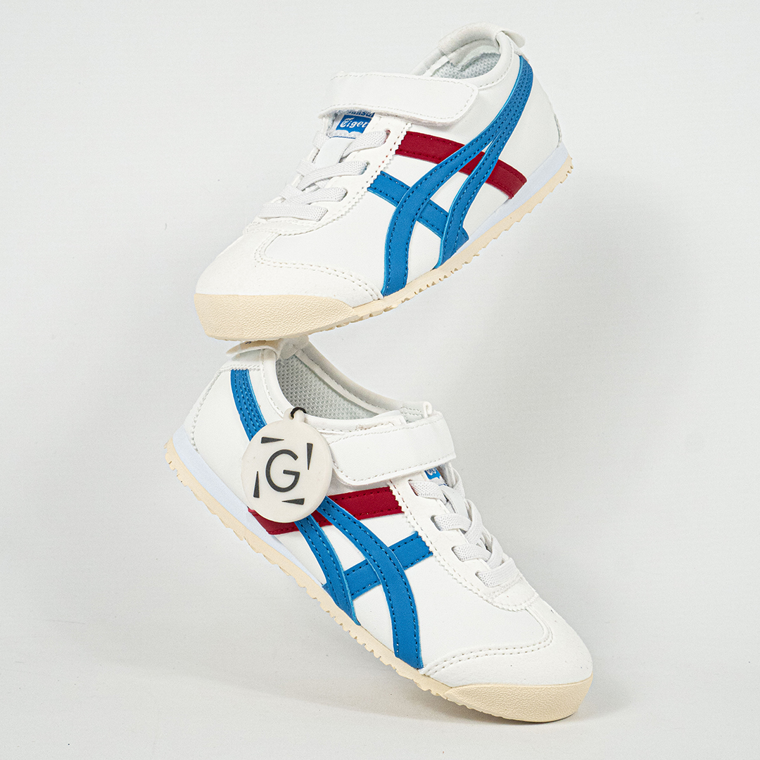 Sepatu Onitsuka Tiger Mexico 66 Kids White Directoire Blue Sneakers Casual Authentic - Image 5