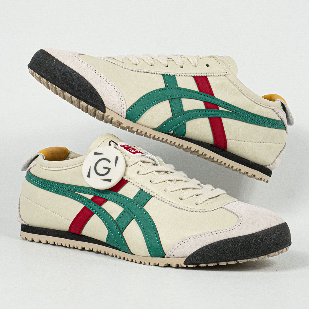 Sepatu Onitsuka Tiger Mexico 66 Kill Bill Birch Green Red Yellow Sneakers Casual Authentic