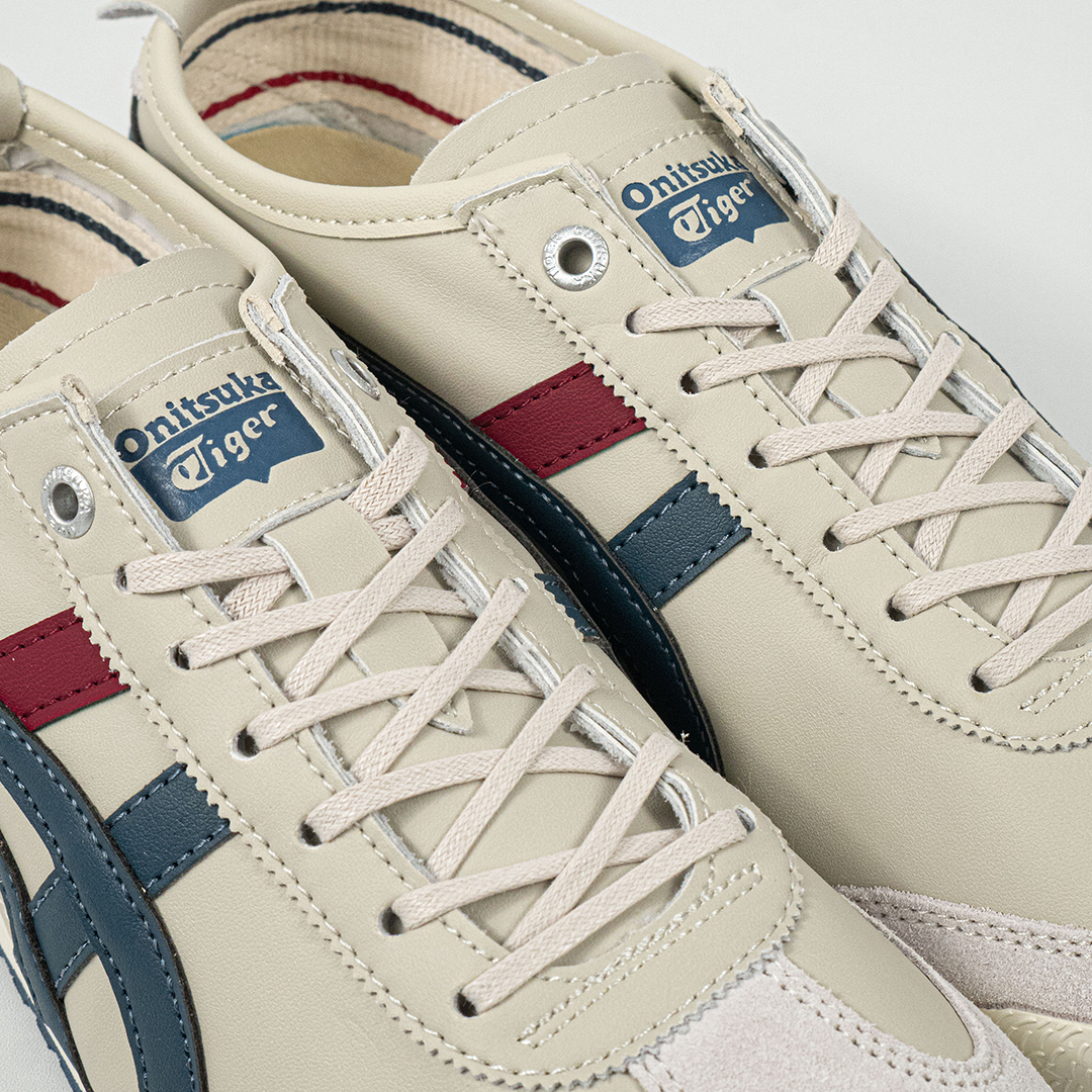 Sepatu Onitsuka Tiger Mexico 66 SD Super Deluxe Cream Peacoat Navy Red Unisex Sneakers Casual Authentic - Image 2