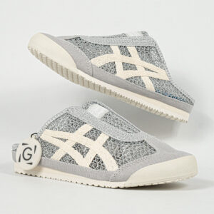Sepatu Onitsuka Tiger Mexico 66 Sabot Pure Silver Unisex Sneakers Casual Authentic