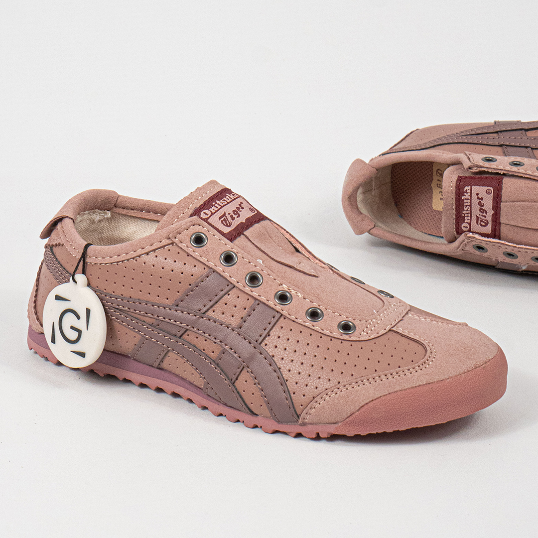 Sepatu Onitsuka Tiger Mexico 66 Slip On Perforated Unisex Sneakers Casual Authentic - Image 3